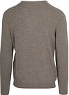 Steppin' Out sweter z dekoltem w serek z wełny merynosów taupe Product / Achterkant
