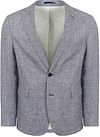 Suitable Giacca Blu BL-LIN-pepita-SS24-01