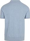 Suitable Knitted Polo Riva Harring Lichtblauw Product / Achterkant