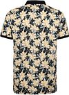 Suitable Polo w kwiaty granatowe Navy Product / Achterkant