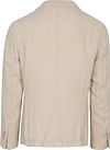 Suitable Washed Linen Suit Ecru Product / Achterkant