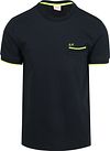 Sun68 Piqué T-Shirt Fluo Stripe Navy kaufen | Suitable