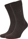Tommy Hilfiger 2-Pack Strumpor brun 371111-778