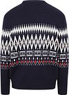 Tommy Hilfiger Maglione Fairisle con stampa Navy Product / Achterkant