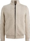 Vanguard Cardigan Structure Mix Laine Beige commander en ligne | VKC2509382-8015 | Suitable Luxembourg