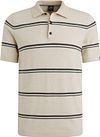 Vanguard Knitted Poloshirt Streep Beige VPSS2504851-7074 kopen | Suitable