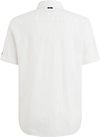Vanguard Short Sleeve Overhemd Linnen Blend Wit Product / Achterkant