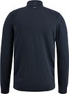 Vanguard Stribet Turtleneck Bluse Marineblå Product / Achterkant