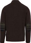 Barbour Holden Half Zip Trui Wol Dark Oak