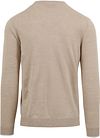 Beżowy sweter z okrągłym dekoltem Suitable Johan Product / Achterkant