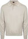 BOSS Asac Long Sleeve Polo Shirt Ecru order online | Suitable