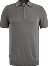 Cast Iron Polo Half Zip Struktur Antrasitt CPSS2504885-9133