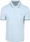 Gant Tipping Piqué Poloshirt Lichtblauw 2062034-457 kopen | Suitable