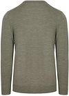 Profuomo Pullover i Merinould Grøn Product / Achterkant