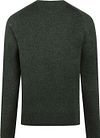 McGregor Pullover Lammwolle Melange Dunkelgrün Product / Achterkant