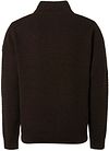 Jersey Half Zip No Excess en color café Product / Achterkant