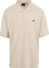 Lyle and Scott Storlek Över Polo Ecru SP400VOGX-W870