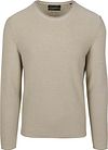 Marc O'Polo Pullover Crewneck Cotton/Linen Grå Silke M22504160046-707