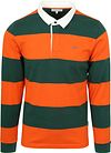 McGregor Rugbyshirt Orange Vert Rayé commander en ligne | MM242.8004.03-7003 | Suitable Luxembourg