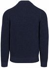 NZA Half Zip Slub Navy Knit Oxford