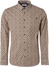 No Excess Freizeithemd Allover-Muster Caramel 21430910-048 kaufen | Suitable