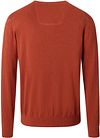 Casa Moda Pullover V-Neck Orange Brick Product / Achterkant