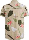PME Legend Polo Print Beige Model / Achterkant