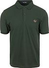 Fred Perry Polo Ciemnozielony M6000-V10 