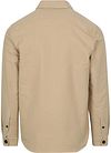 Profuomo Overshirt Moleskin Beige Product / Achterkant