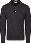Profuomo Longsleeve Poloshirt Merinowolle Dunkelbraun kaufen | PPXJ30029E-H2 | Suitable