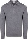 Profuomo Longsleeve Poloshirt Merinowolle Grau kaufen | PPXJ30029C-C3 | Suitable