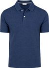 Profuomo Piqué Poloshirt Melange Indigo köp | Suitable
