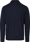 Profuomo Longsleeve Poloshirt Merinowolle Navy