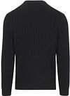 Profuomo Pullover Rib Wool Blend Navy  Product / Achterkant