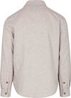 Koszula overshirt R2 Amsterdam z lnu i bawełny w kolorze beżowym Product / Achterkant