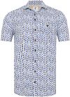 R2 Overhemd Korte Mouwen Print Auto Blauw 125.WSPSS.035-014 kopen | Suitable