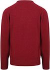 William Lockie Pullover i Lammuld i Poppy Mellange Product / Achterkant