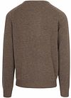 Steppin' Out Pullover Lambswool Brown Product / Achterkant