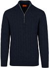 Steppin' Out Lau Pull Merino Half Zip Cable Navy order online | Suitable Finland