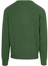 Maglione Steppin' Out in lana d’agnello verde medio Product / Achterkant