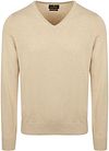 Steppin' Out Trui Cashmere V-hals Ecru SM1201.0001-3100/PU-V-COCASH-STEPP-SAND kopen | Suitable