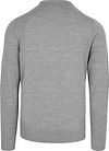 Suitable Merino Pullover Mid Grå Product / Achterkant