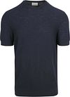 Suitable Piké T-shirt i Linne Navy TE-PIQ-COLI-25.02 FCD 39339 navy