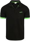 Sun68 Polo Shirt Big Logo Fluo Black order online | Suitable