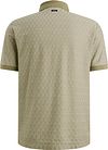 Vanguard Knitted Poloshirt Jacquard Print Grön Product / Achterkant