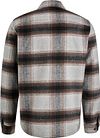 Vanguard Overshirt Brushed Wolblend Ruit Grijs Product / Achterkant