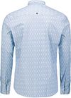 No Excess Overhemd Print Lichtblauw