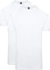 Alan Red T-shirt Bianco 3229/2P/01 Virginia long T-shirt White 2-pack