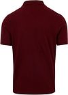 Barbour Tartan Pique Poloshirt Bordeaux Product / Achterkant