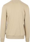 Tommy Hilfiger Sweater Rundt Logo Beige Product / Achterkant